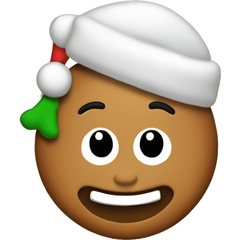 Christmas cookie emoji