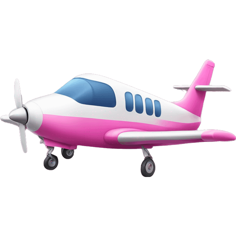 Pink plane emoji