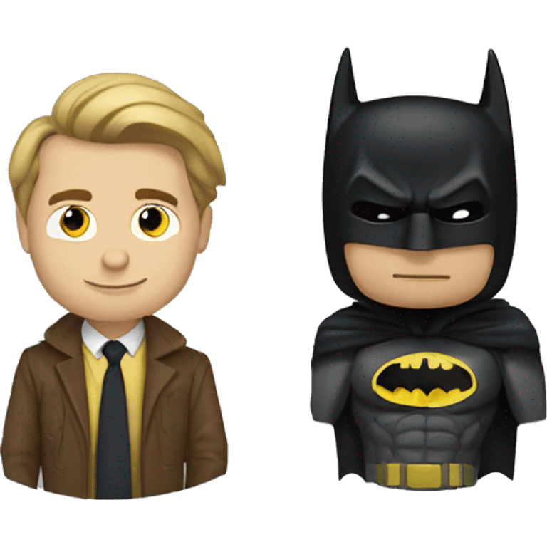 Sam Lake and rayan Gosling and batman  emoji