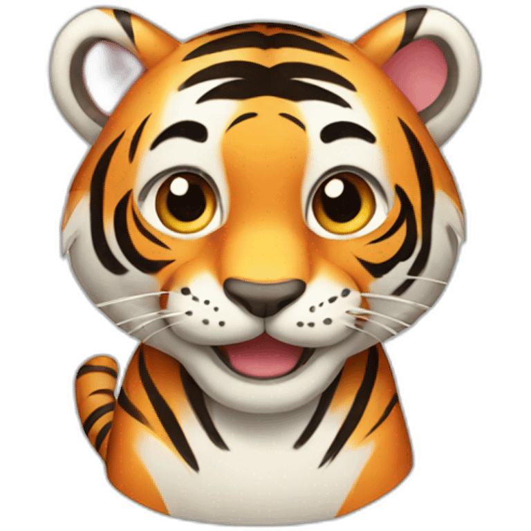 cute tiger emoji