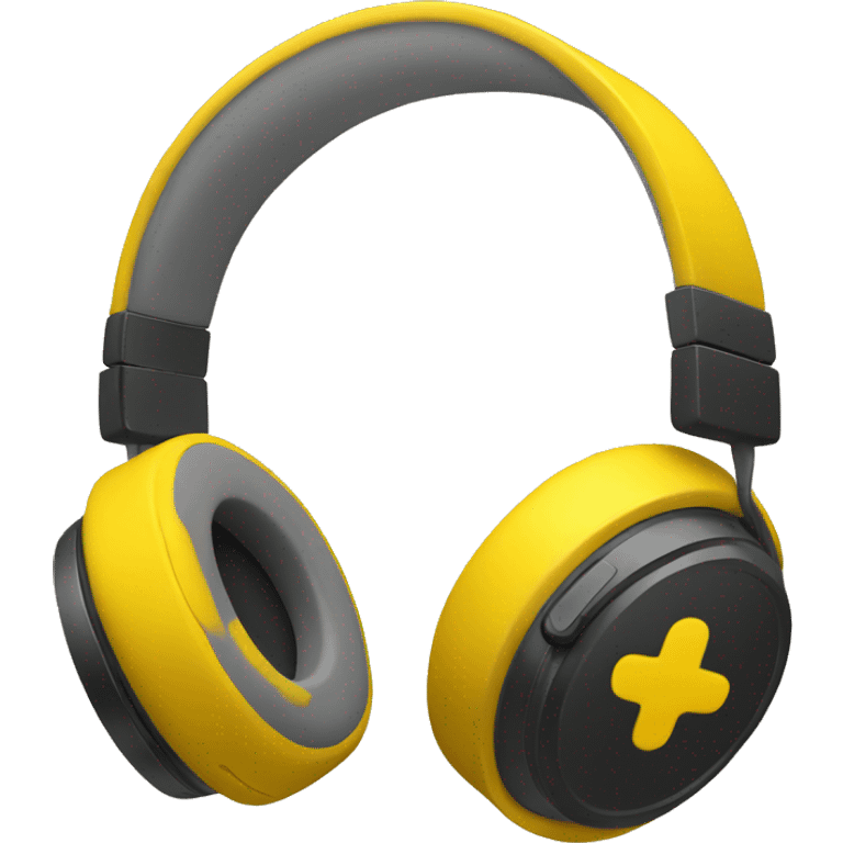 Yellow beats headphones emoji