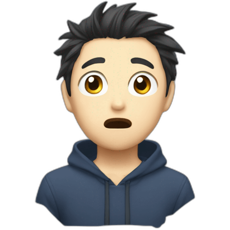 Yuji Itadori shocked emoji