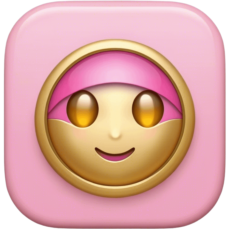 minimalistic pink gold - icon emoji