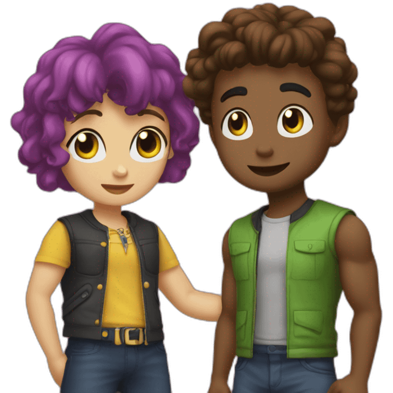 Macha et mishka jojo emoji