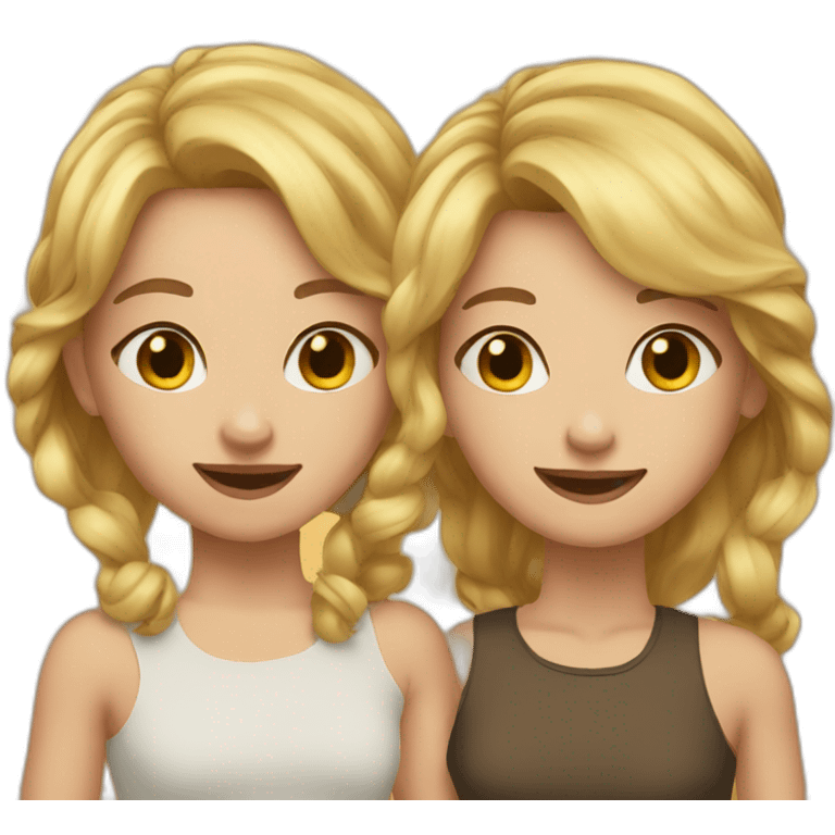 Two besties emoji