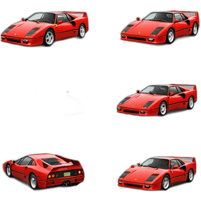 Ferrari f40 emoji