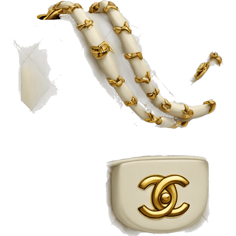 chanel classic flap bag emoji