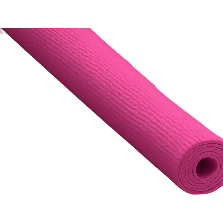 Pink Yoga mat  emoji