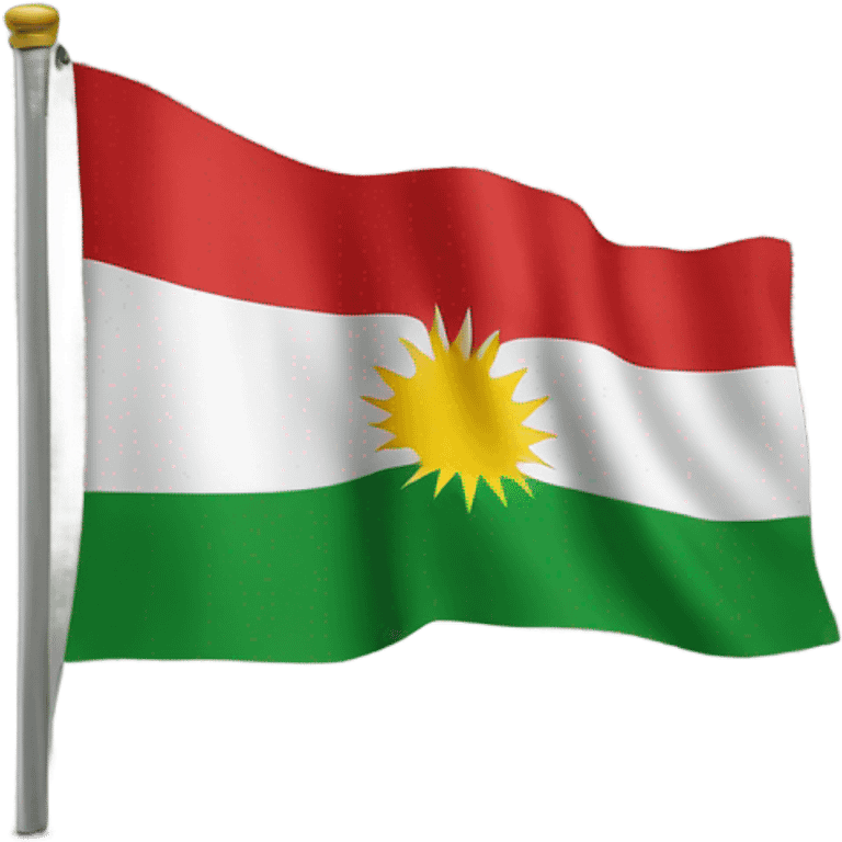 Kurdistan flag emoji emoji