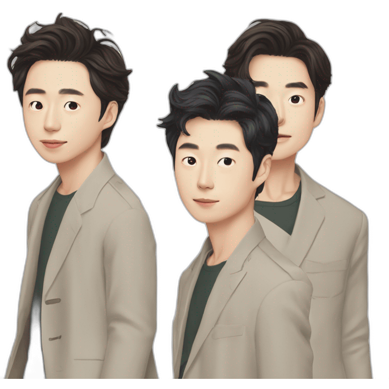 Gong Yoo and Lee Dong-wook from Goblin emoji