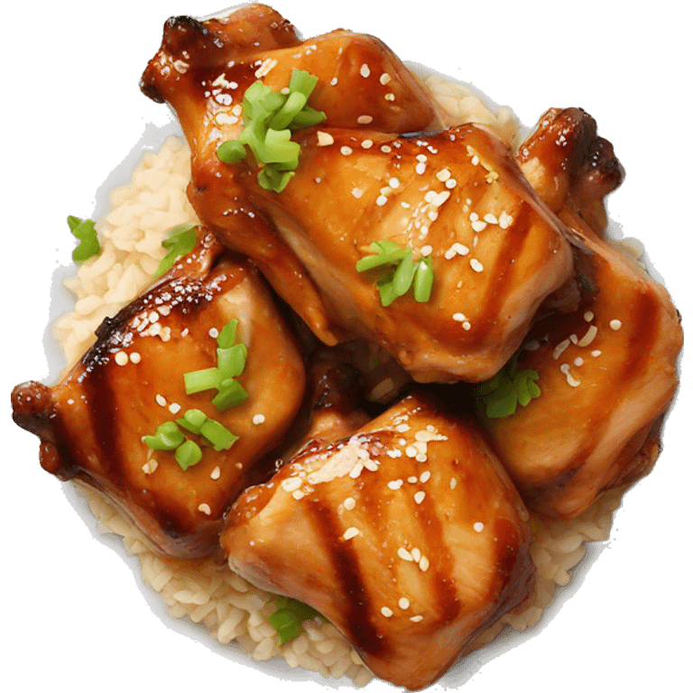 teriyaki chicken thighs emoji