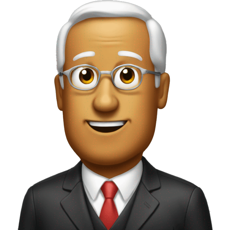 A hot dog as president emoji