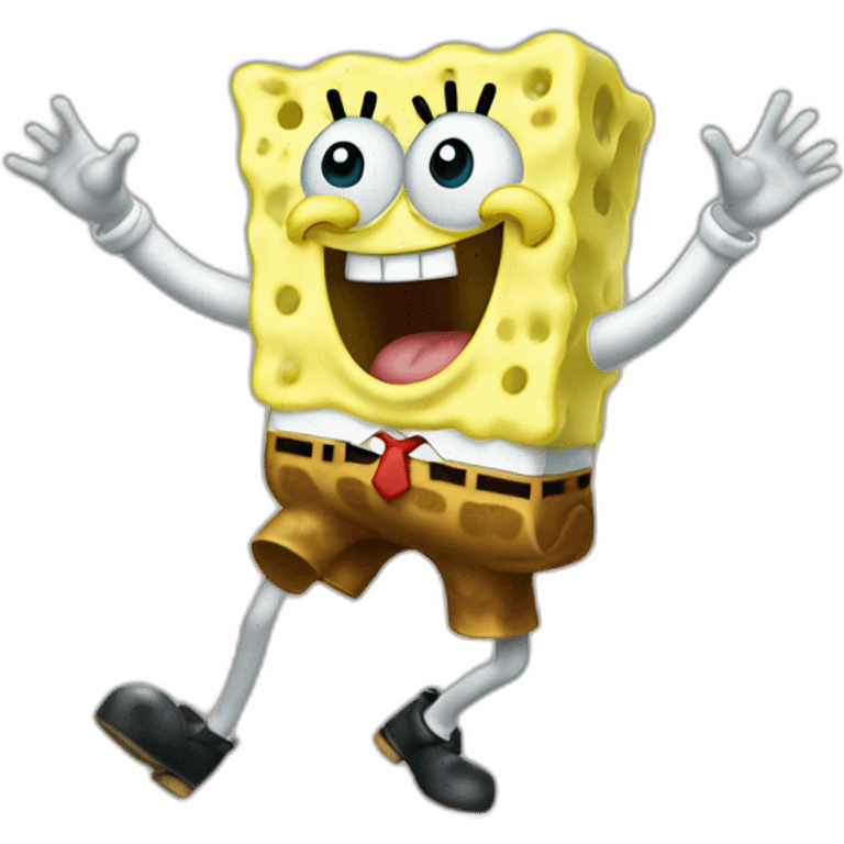 sponge bob dancing emoji