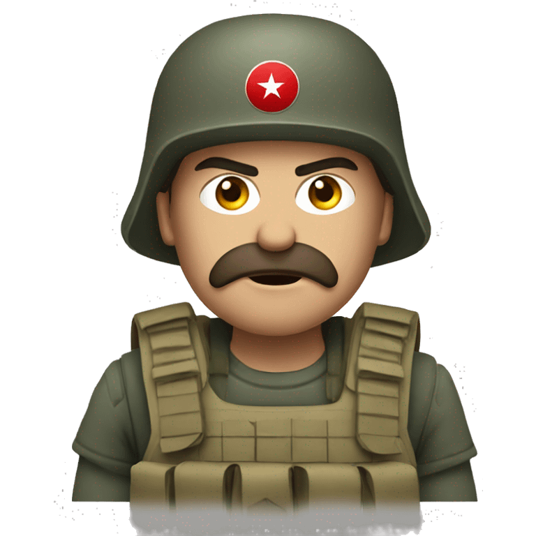 angry Turkish soldier emoji