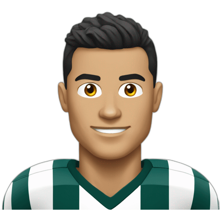 Cristiano Ronaldo Eagles wearing jersey emoji