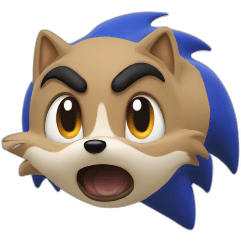 Sonic the hedgehog  emoji