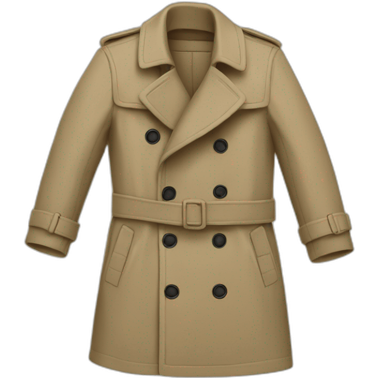 Trench coat emoji