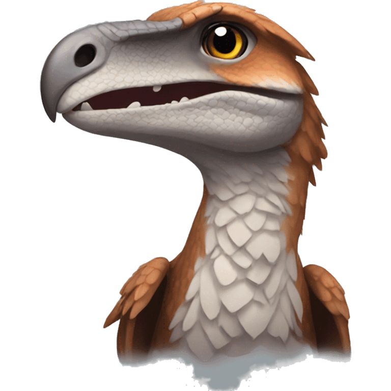 raptor cute emoji