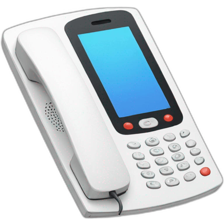 phone white emoji