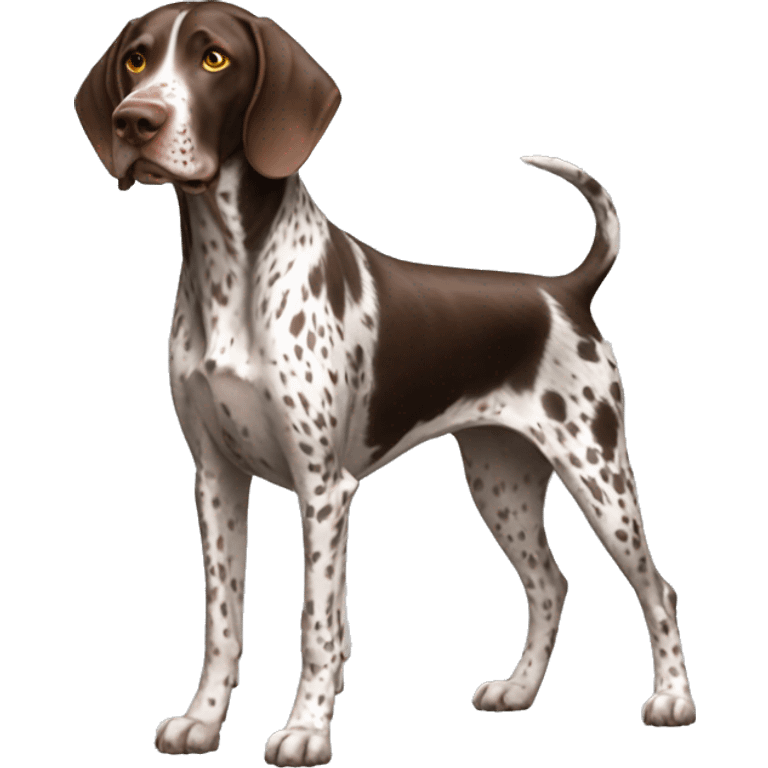 German Shorthaired Pointer Dog Breed Full Body emoji