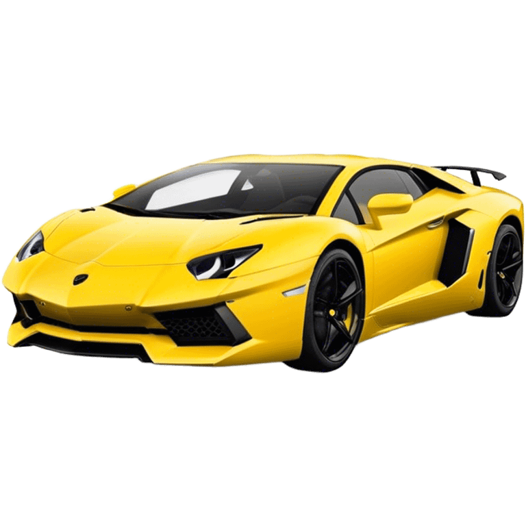 Lamborghini Aventador - Lamborghini (Model Year: 2021) (Iconic colour: Yellow) emoji