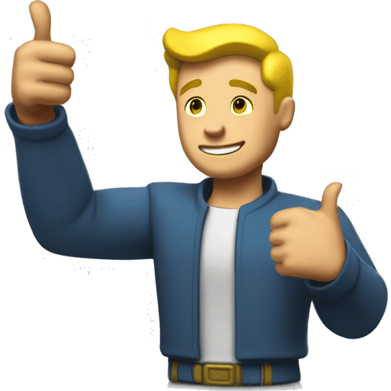 Vault boy + thumbs up emoji