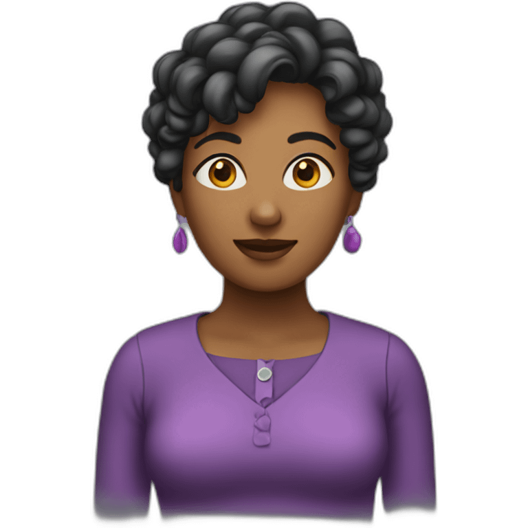 Spidr woman emoji