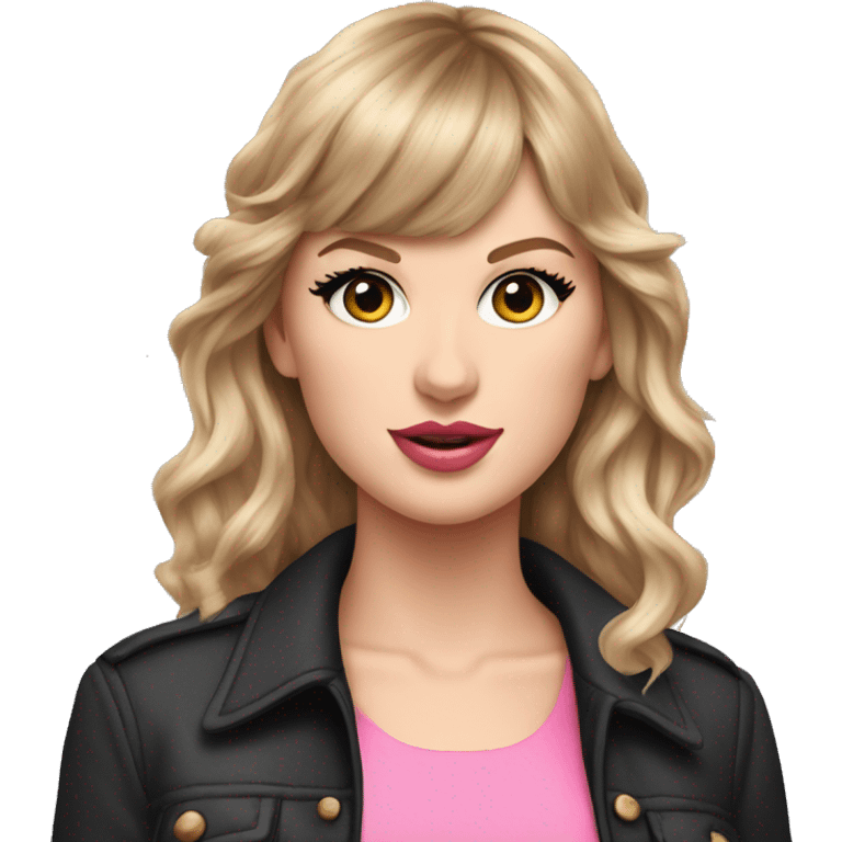 taylor swift in pink emoji