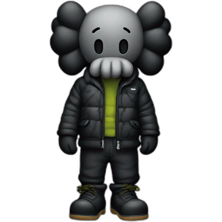 Pelle kaws emoji