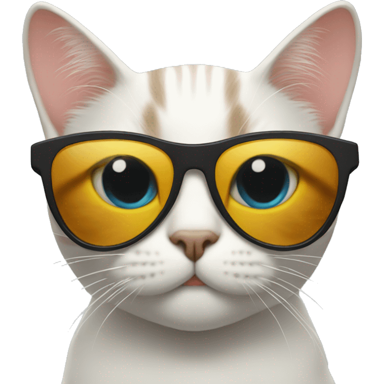 cat with cat sunglasses emoji