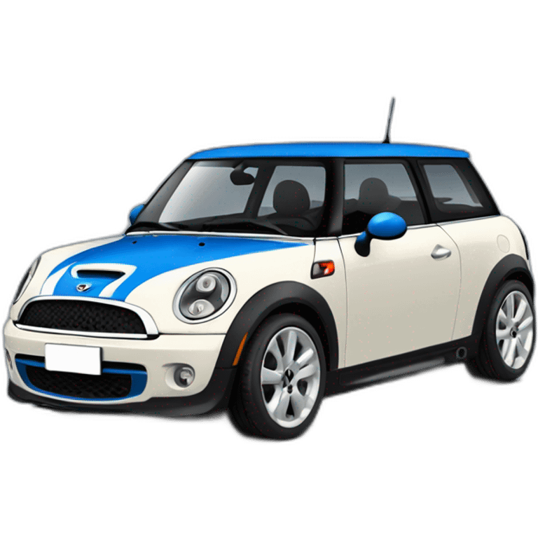 Blue Mini cooper r56s emoji