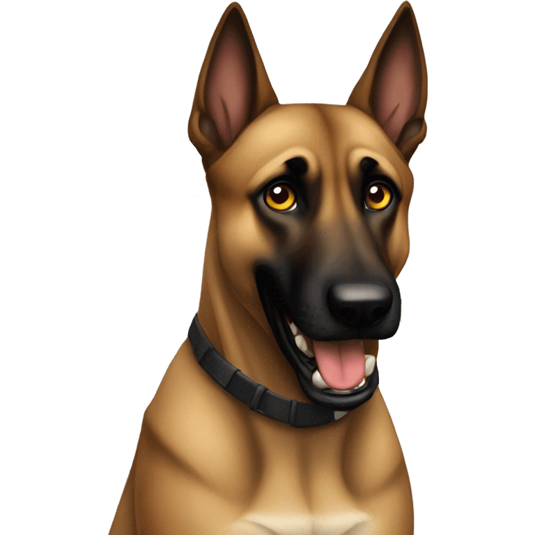 malinois fear peur  emoji