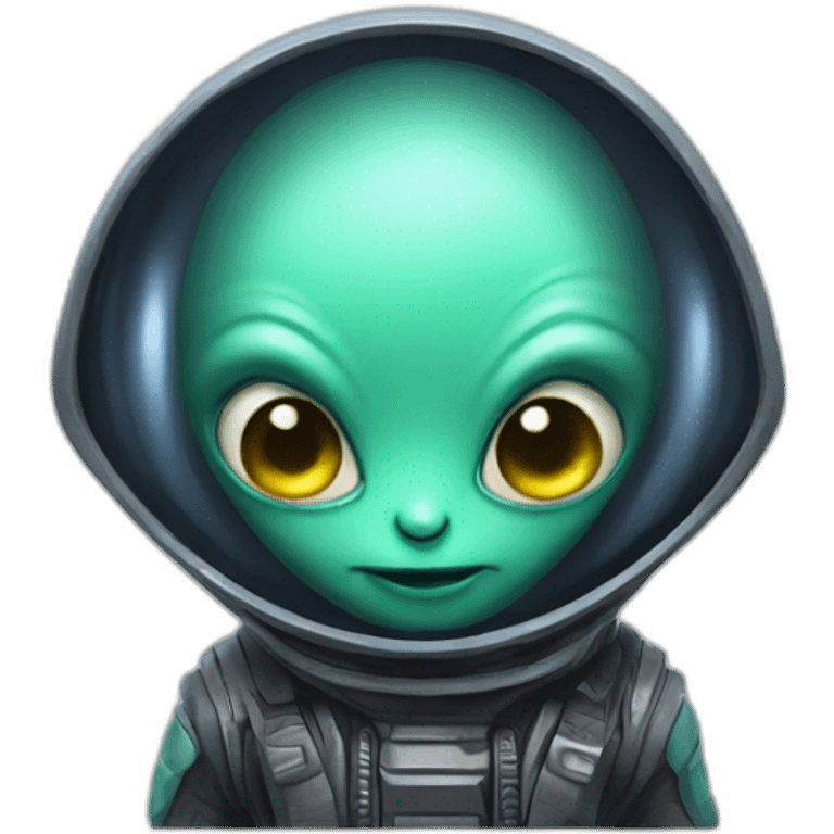 cute alien emoji