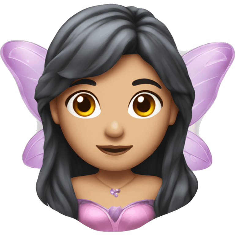 attractive brunette fairy  emoji