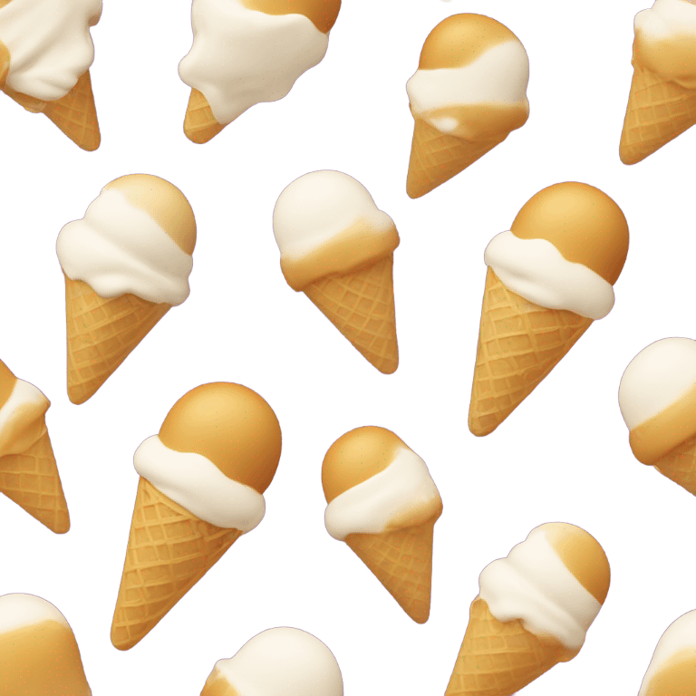 quenelle-shape ice cream emoji