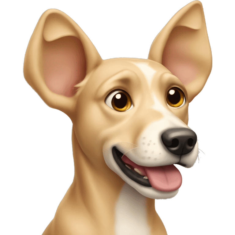 beige dog with big ears emoji