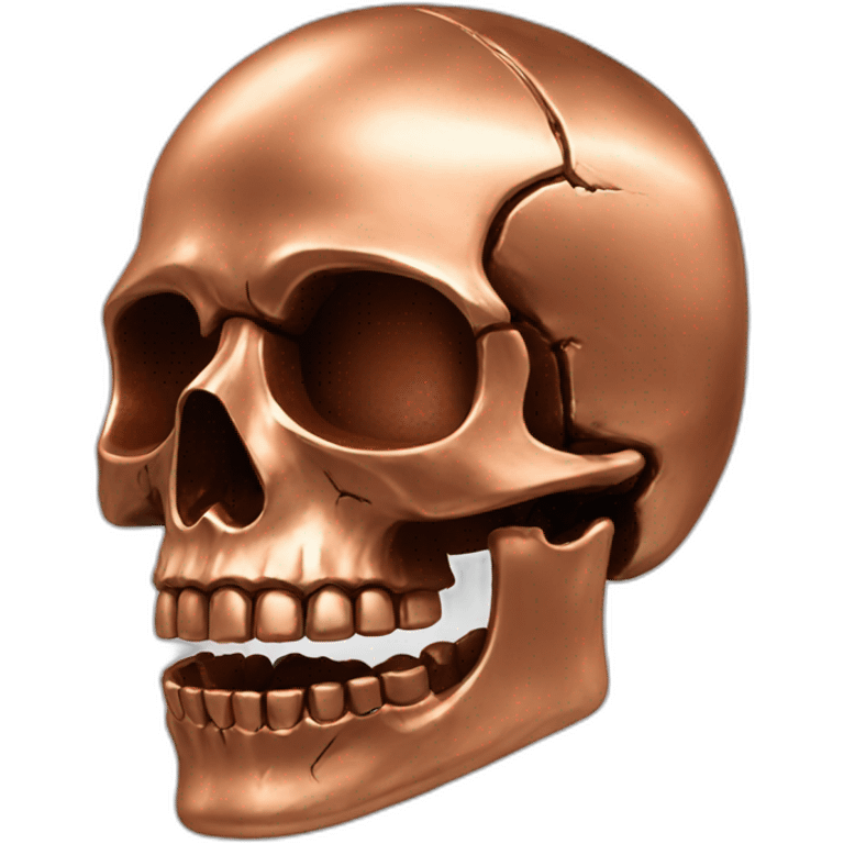 skull-copper emoji