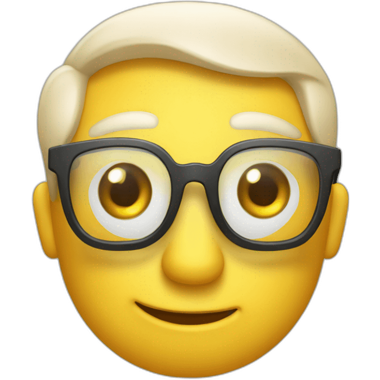 Fisch mit Brille emoji