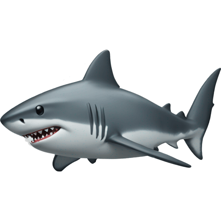 Shark with a top  emoji