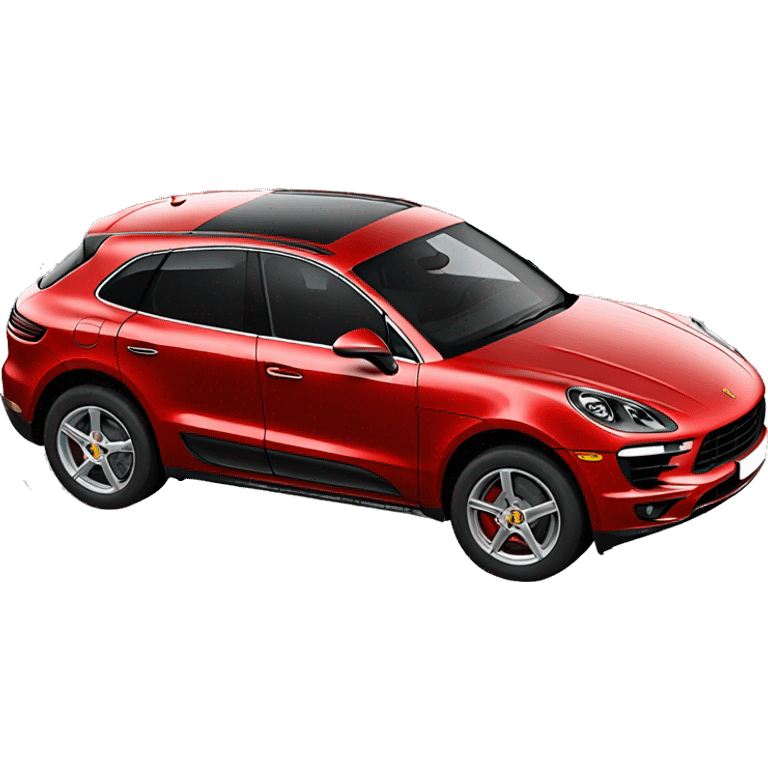 Porsche macan red emoji