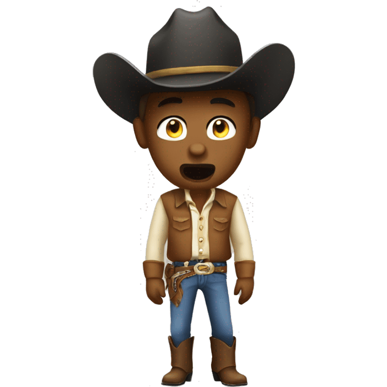 Cowboy farting  emoji