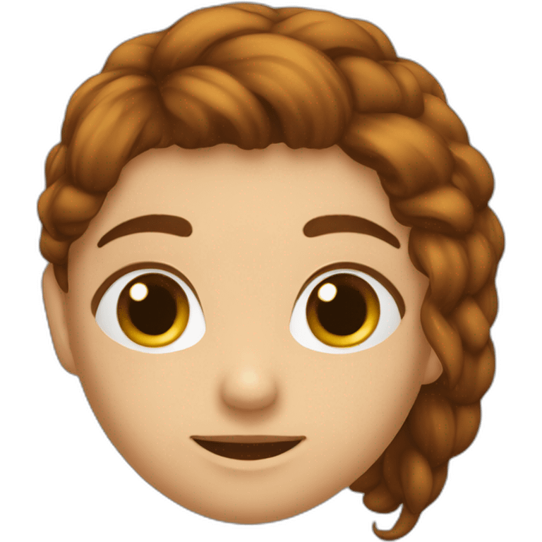 roux et brune embrasse emoji