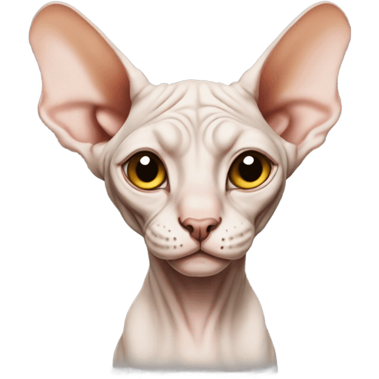 Sphynx cat emoji