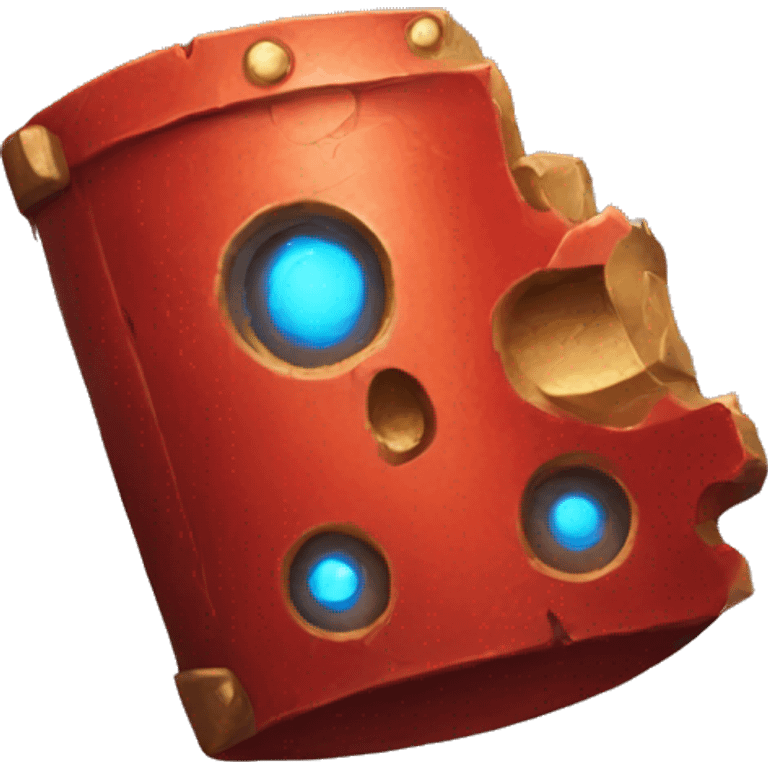 a red magical artifact emoji