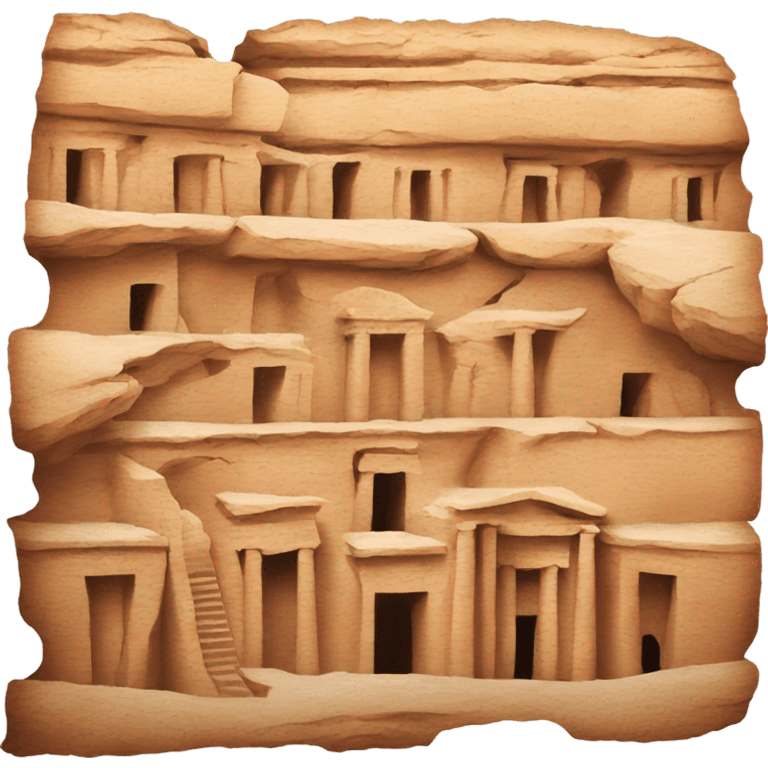 nabataean-script-petra-ruins emoji