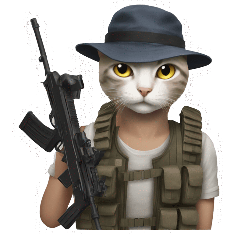 Cat play pubg emoji