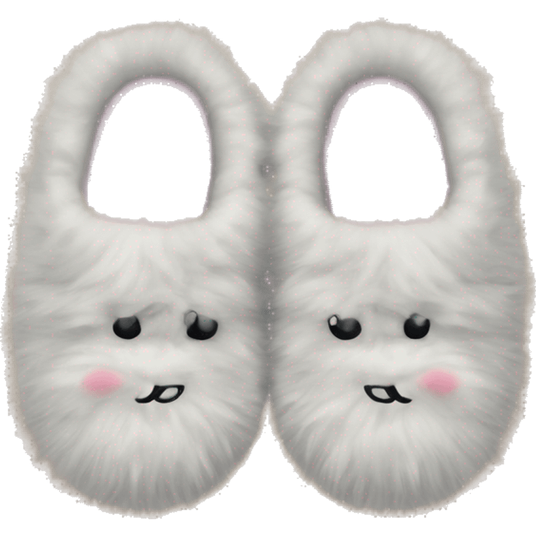 fluffy slippers emoji