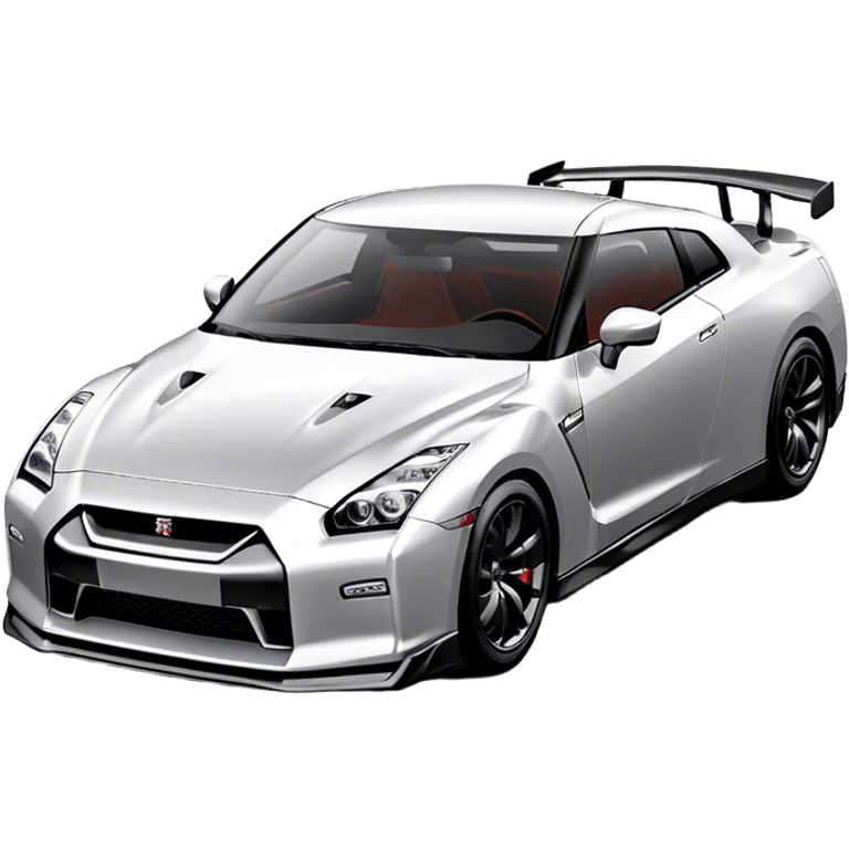 Nissan GT-R - Nissan (Model Year: 2022) (Iconic colour: Silver) emoji