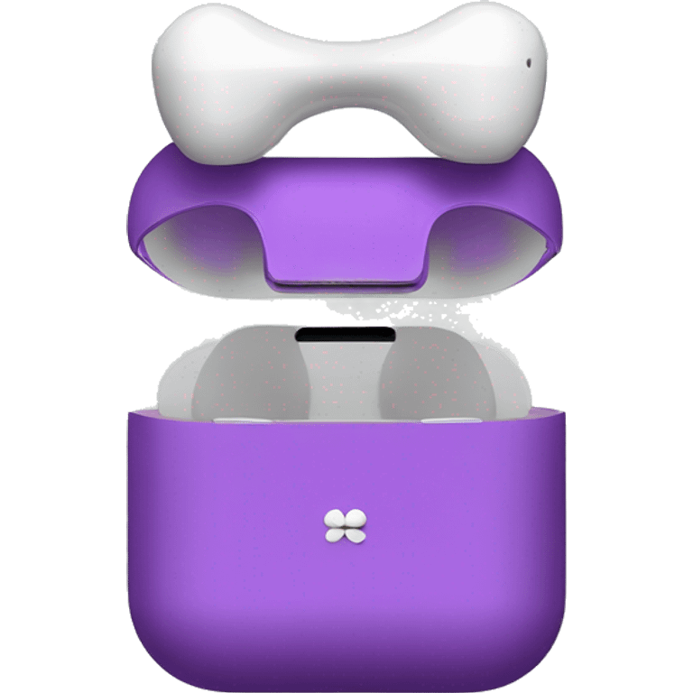 airpod max with bow emoji