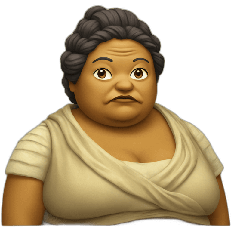 jabba-the-hutt-lady emoji